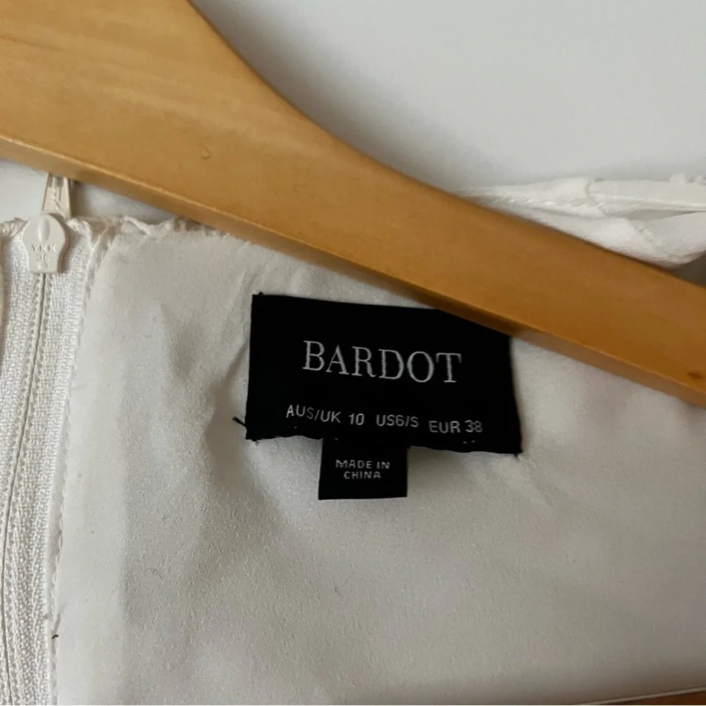 Bardot Ziggy White Lace Dress 6